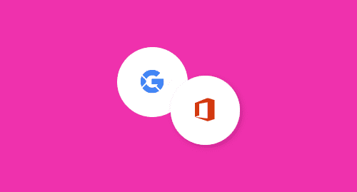 Image of Google and Microsoft logos together